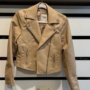 Abercrombie & Fitch Tan Leather Jacket